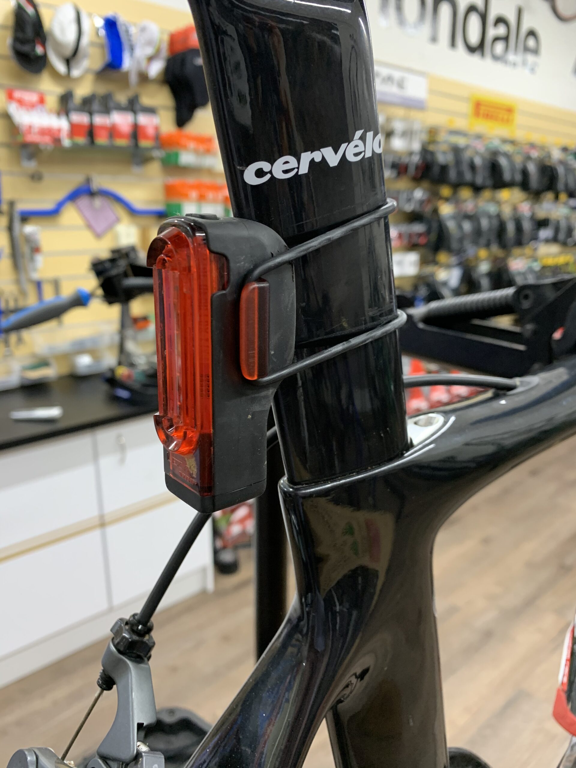 Light Mount Strap, Aero seatpost Cessnock Bicycle Company