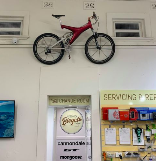 There’s a new bike hanging in the store this week