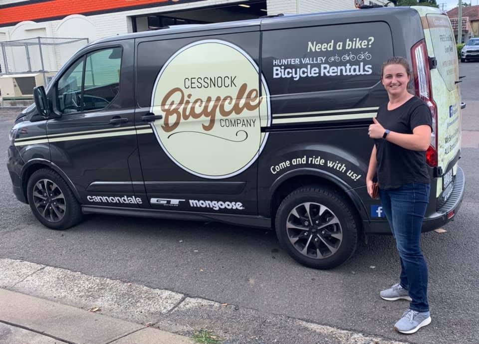 cessnock bicycle company van