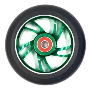 Scooter Wheel Alloy 110mm GREEN