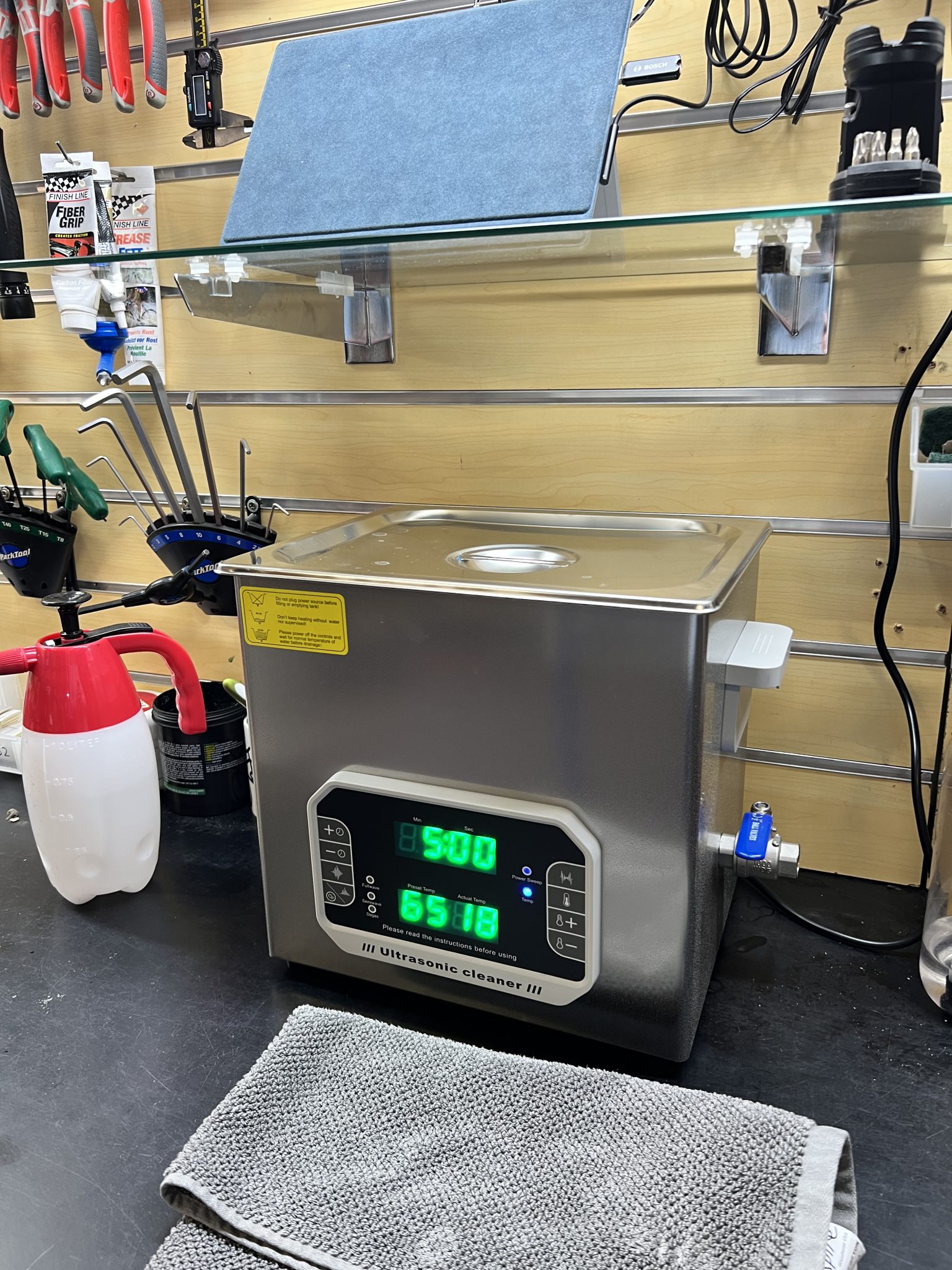 Ultrasonic cleaning Cessnock Bicycle Company