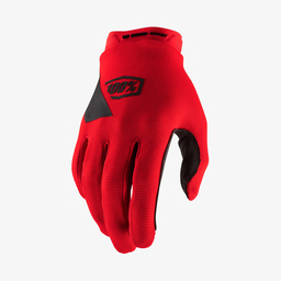 100% Glove Ridecamp Red LG