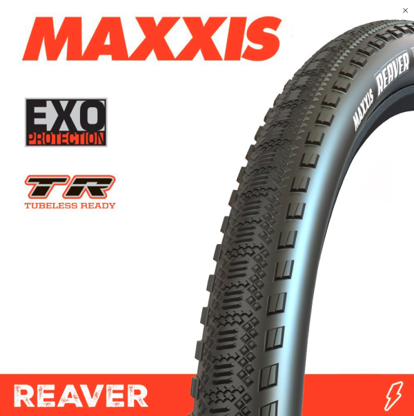Maxxis Reaver 700 x 45 EXO TR 120tpi BLACK