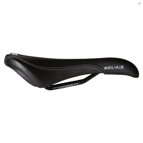 SDG Saddle Bel Air Steel Sport Black/White - Image 2