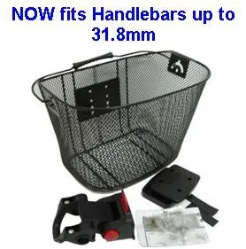 Basket for MTB with handlebar mounting
