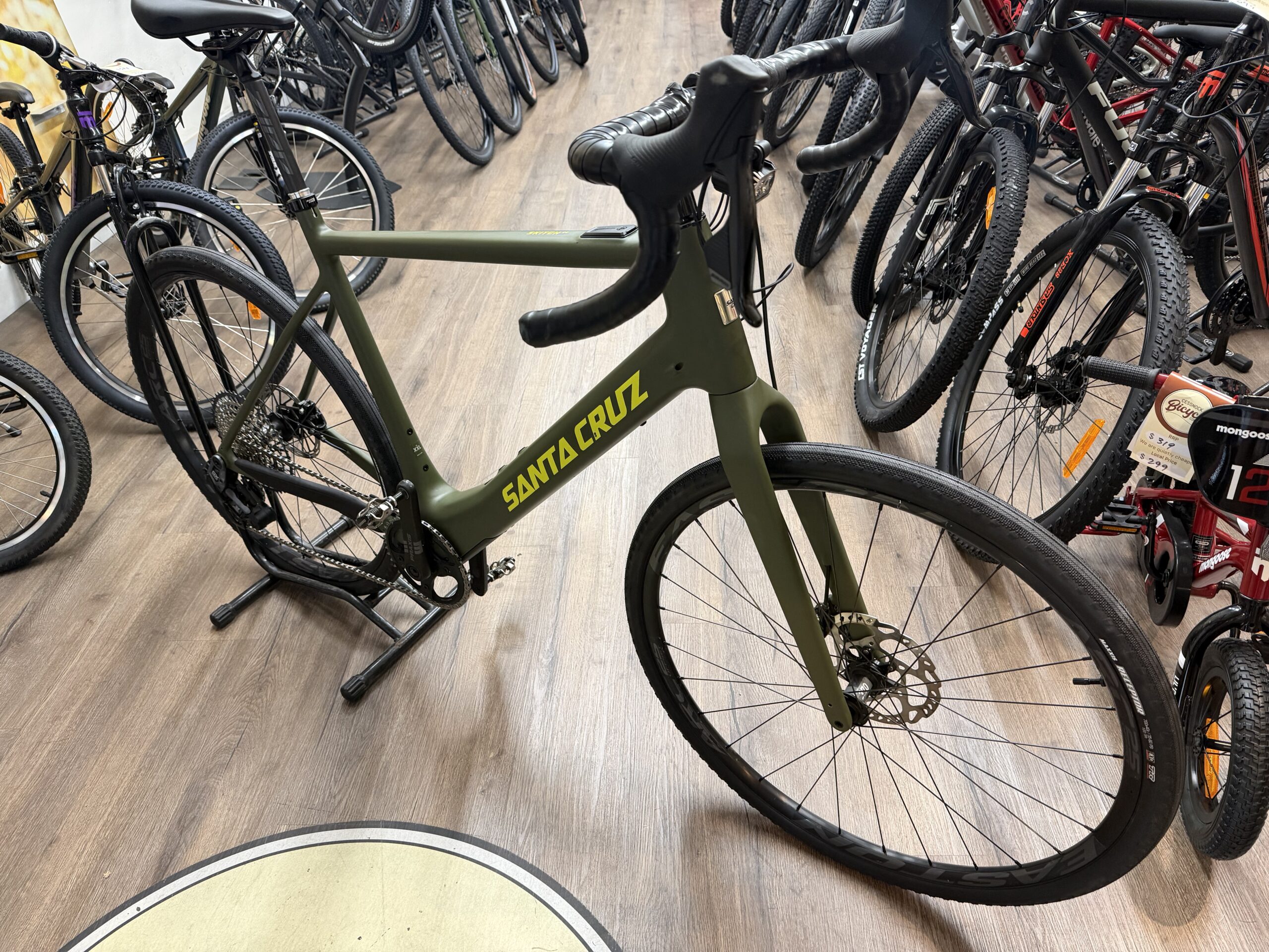 Santa Cruz Skitch CC GX AXS Matte Olive Green XXL - Image 9