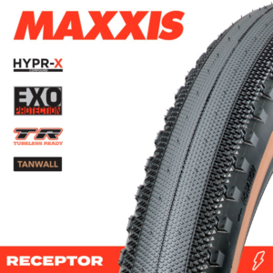 Maxxis Receptor 700 x 40 HYPR-X EXO TR 120tpi Tanwall