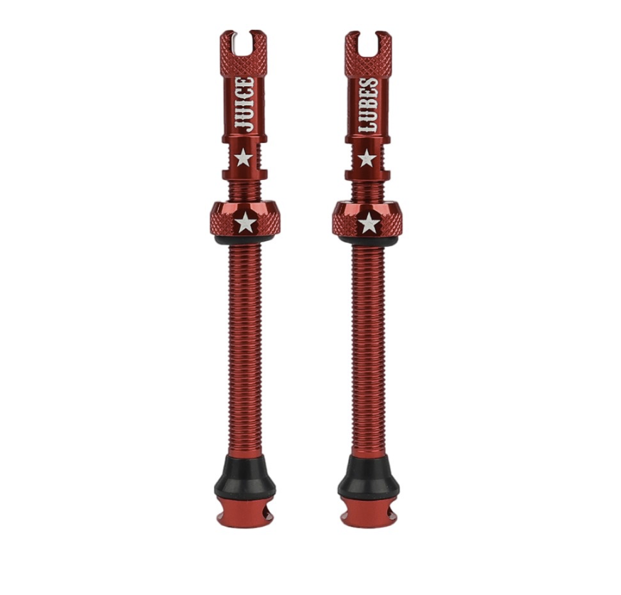 Juice Lubes Tubeless Valves Red